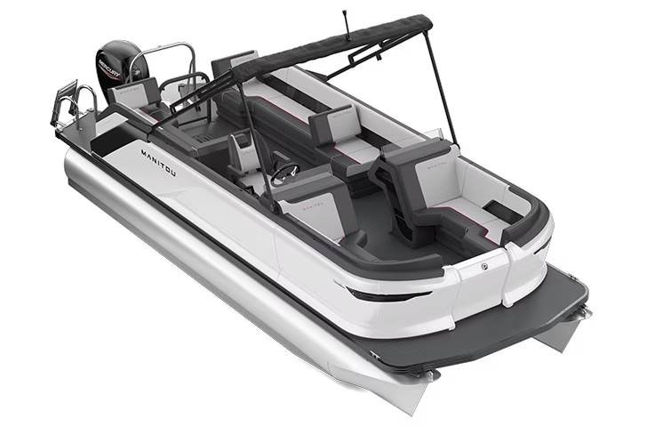 2024 Manitou Cruise 22 Switchback Twin + 90 ELPT CT 4S Merc & Galv. Trailer